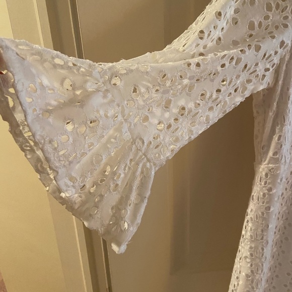 Pearl Couture White Eyelet Dress - Picture 4 of 4